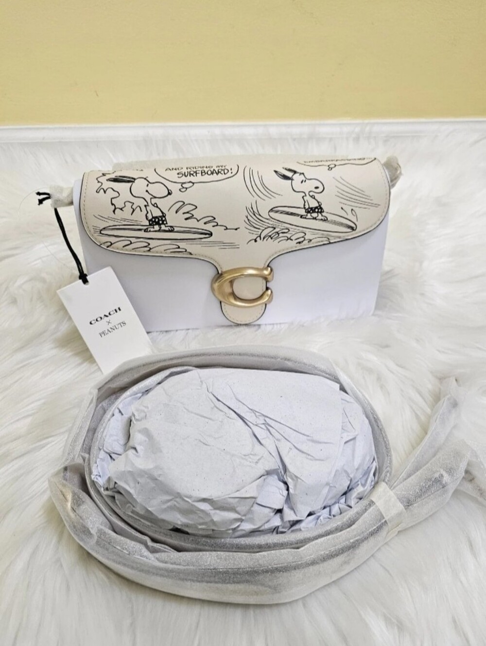 Coach x Peanuts Tabby Shoulder Bag - Picture 9 of 11